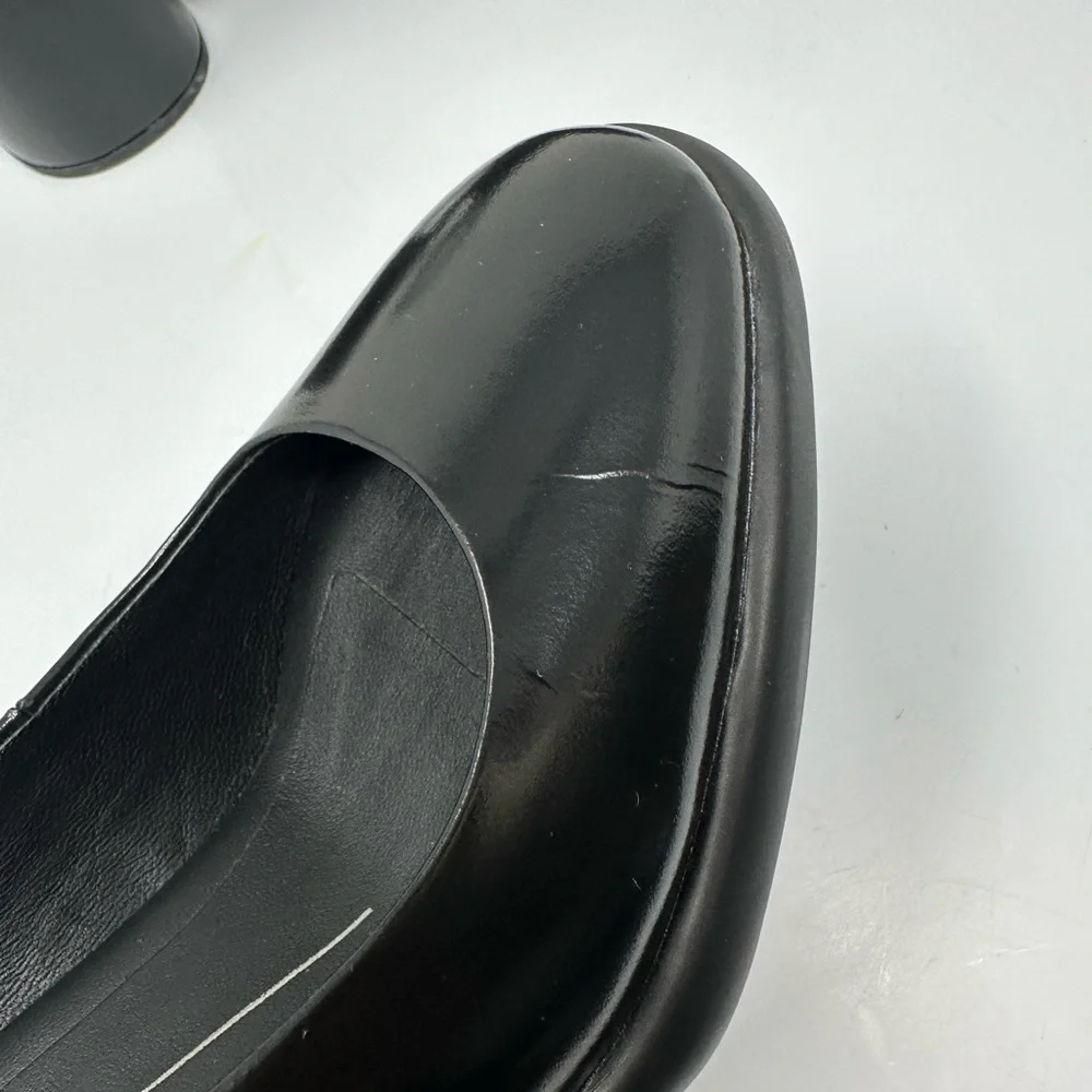 ECCO Womens Sculpted 55 Luxe Black Slingback Size 6-6.5